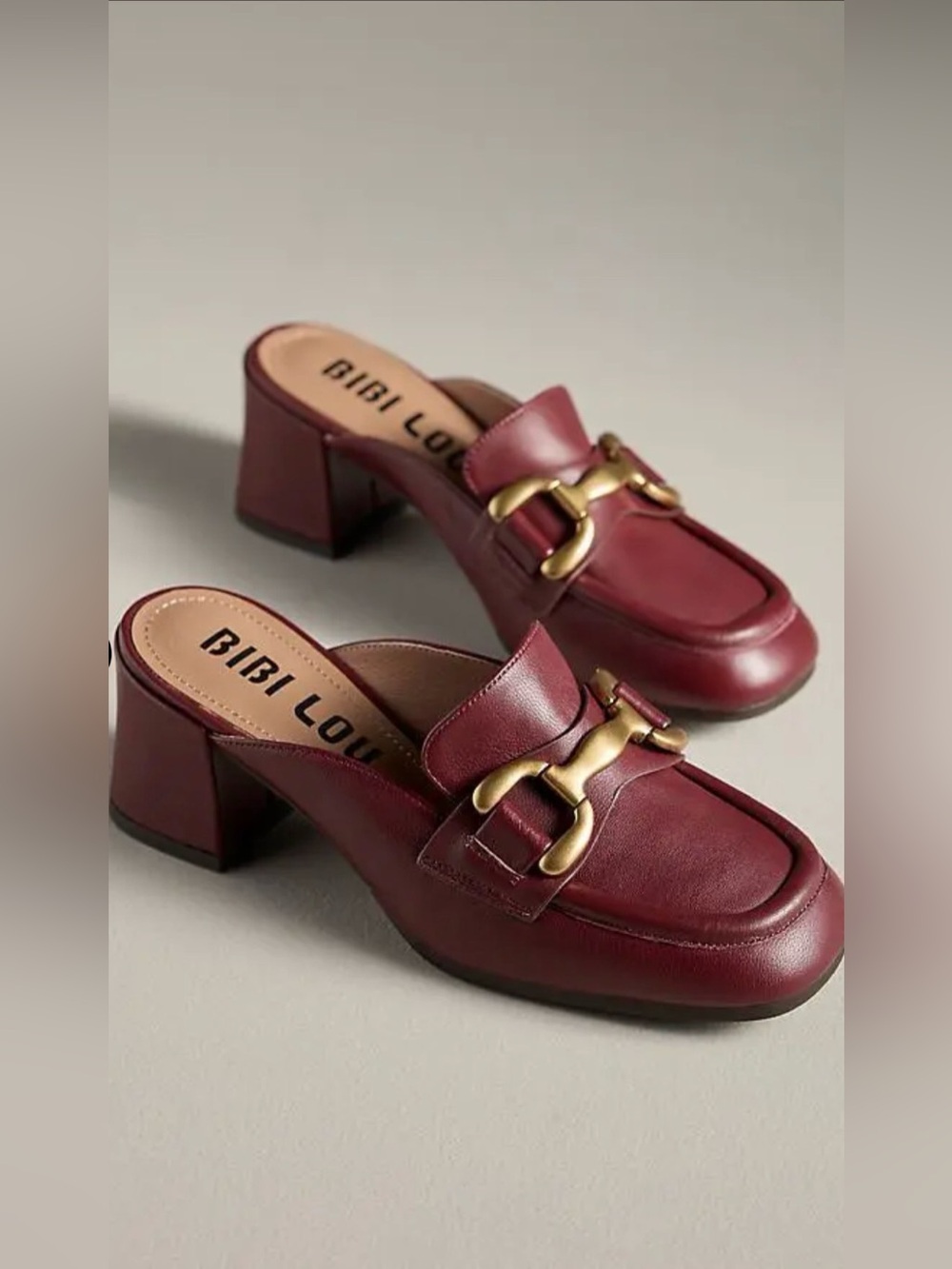 Anthropologie Bibi Lou Zagreb Heeled Loafers